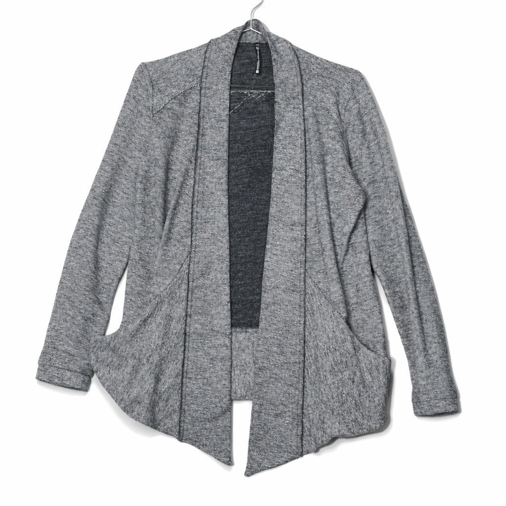 Kuhl Nova Wrap Open Cardigan Women's Size medium‎ Ash Gray Pockets